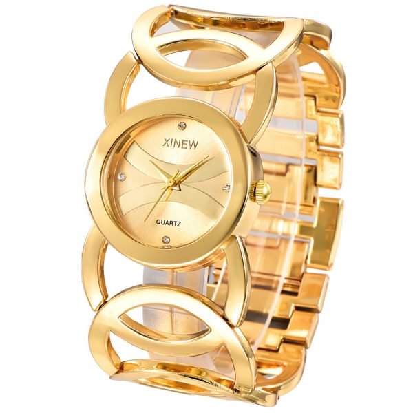 Women's Wide Bracelet Quartz Watches