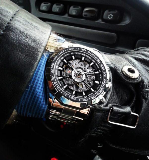 Men's Watch with Metal Band