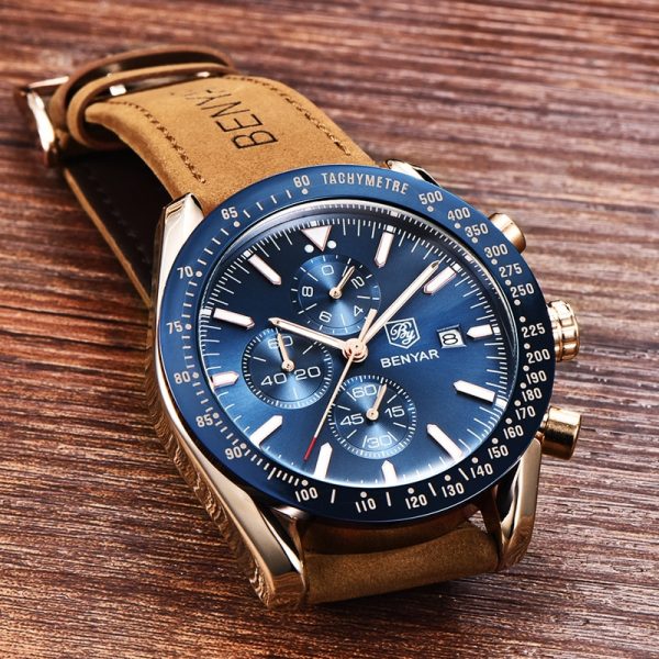 Men's Luxury Leather Watches