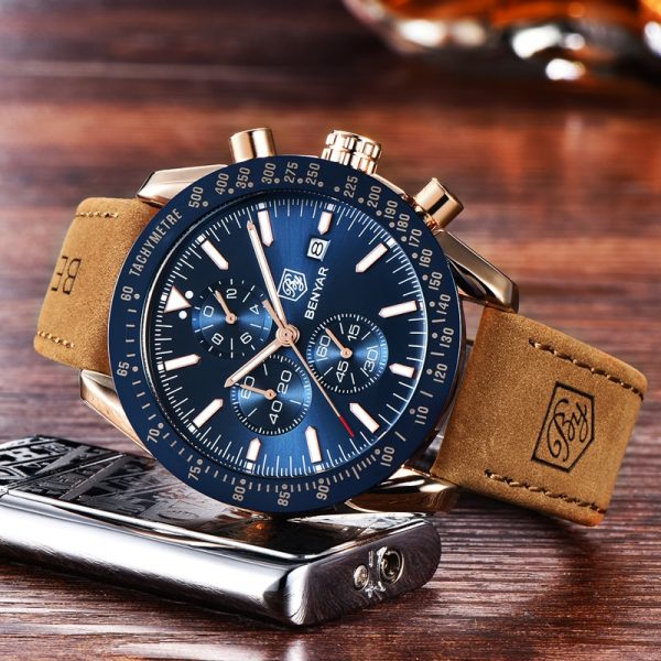 Men's Luxury Leather Watches