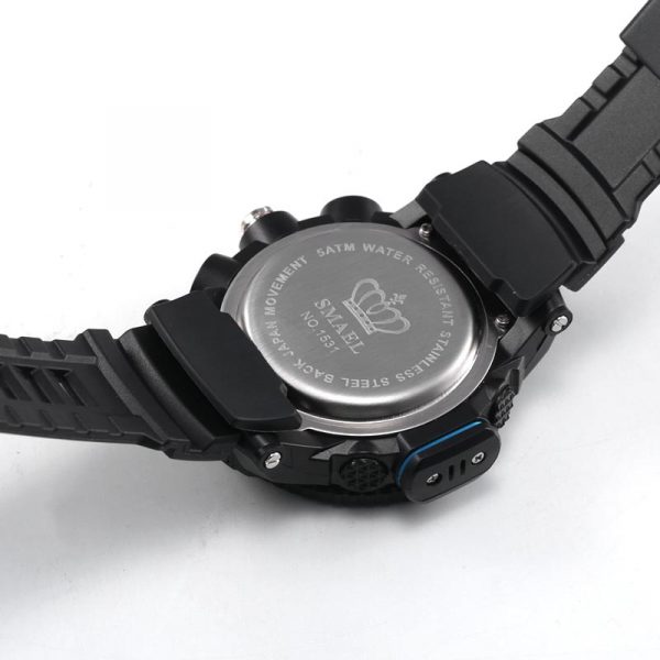 Rugged Watches for Men with Dual Digital and Analogue Display