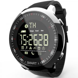 Professional Sports Round Shaped Waterproof Silicone Smart Watch