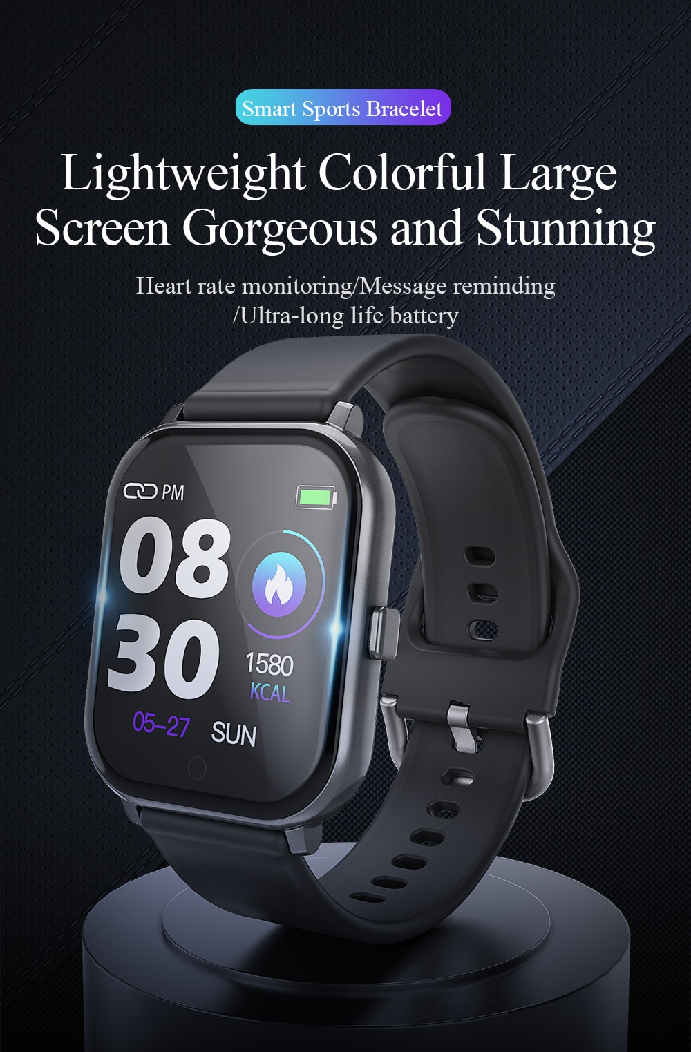 Sports Waterproof Smart Watch